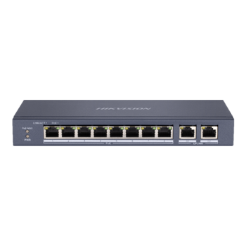 Switch 8 porturi PoE, 2 porturi uplink RJ45 Gigabit - HIKVISION DS-3E0310P-E-M  