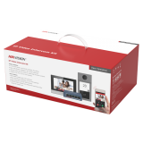 Accesoriu KIT videointerfon pentru o familie, Wi-Fi 2.4Ghz, monitor 7 inch - HIKVISION DS-KIS604-S 