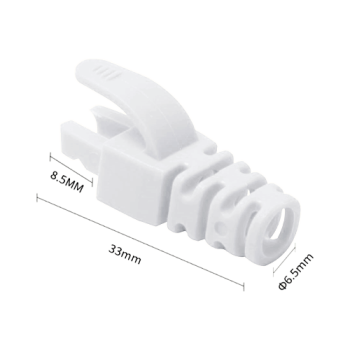 ASYTECH Networking Manson protectie mufa RJ45, alb (100buc) RJ45-CAP-WH 