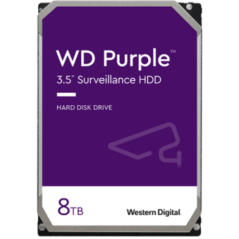 Hard disk 8TB - Western Digital PURPLE WD80PURX 