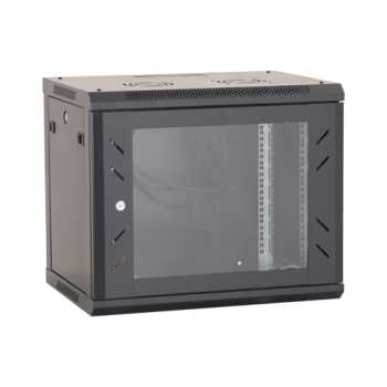 Rack perete 12U 19 600x600, negru - ASYTECH Networking ASY-12U-6060W 