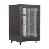 Rack podea 18U 19 600x600, negru - ASYTECH Networking ASY-18U-6060E 