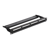 Patch Panel 1U, UTP cat5e, 24 porturi RJ45 - ASYTECH Networking ASY-PP-UTP5E-24  