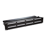 Accesoriu rack Patch Panel 2U, UTP cat6, 48 porturi RJ45 - ASYTECH Networking ASY-PP-UTP6-48 