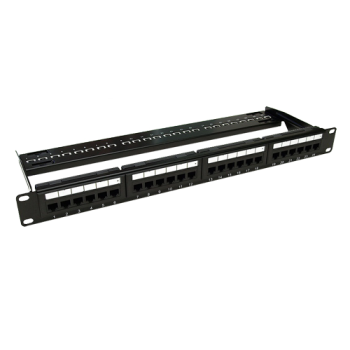 Patch Panel 1U, UTP cat6A, 24 porturi RJ45 - ASYTECH Networking ASY-PP-UTP6A-24  