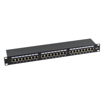 Patch Panel 1U, FTP cat5e, 24 porturi RJ45 - ASYTECH Networking ASY-PP-FTP5E-24  