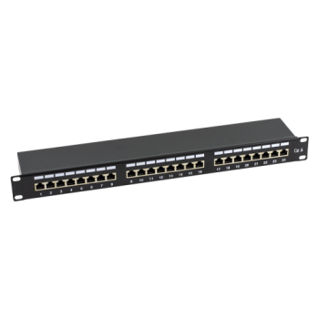 Patch Panel 1U, FTP cat6, 24 porturi RJ45 - ASYTECH Networking ASY-PP-FTP6-24  