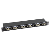 Patch Panel 1U, FTP cat6A, 24 porturi RJ45 - ASYTECH Networking ASY-PP-FTP6A-24 
