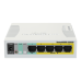 Smart Switch 5 x Gigabit (4 x PoE), 1 x SFP - Mikrotik CSS106-1G-4P-1S  