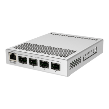 Smart Switch, 1 x Gigabit, 4 x SFP+ 10Gbps - Mikrotik CRS305-1G-4S+IN  