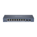 Switch 8 porturi Gigabit PoE, 2 port SFP uplink, SMART Management - HIKVISION DS-3E1510P-SI  