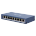 Switch 8 porturi PoE, 1 port uplink RJ45, SMART Management - HIKVISION DS-3E1309P-EI  