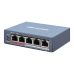 Switch 4 porturi PoE, 1 port uplink RJ45, SMART Management - HIKVISION DS-3E1105P-EI  