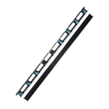 Accesoriu rack Organizator vertical cabluri, metalic, 42U - ASYTECH Networking ASY-VCM-42 