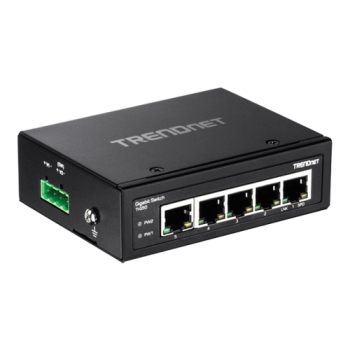 Switch industrial 5 porturi Gigabit DIN-Rail - TRENDnet TI-G50  