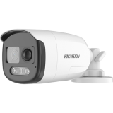 Camera analogica Camera AnalogHD ColorVu 2MP cu PIR si alarma incorporata, lentila 2.8mm, lumina alba 40 m, Audio - HIKVISION DS-2CE12DF3T-PIRXOS-2.8mm 