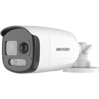 Camera analogica Camera AnalogHD ColorVu 2MP cu PIR si alarma incorporata, lentila 2.8mm, lumina alba 40 m, Audio - HIKVISION DS-2CE12DF3T-PIRXOS-2.8mm  
