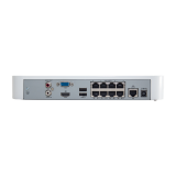 UNIVIEW NVR 4K, 8 canale 8MP + 8 porturi PoE, compresie H.265 Ultra - UNV NVR301-08LS3-P8 