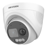 Camera AnalogHD ColorVu 2MP cu PIR si alarma incorporata, lentila 2.8mm, lumina alba 20 m, Audio - HIKVISION DS-2CE72DF3T-PIRXOS-2.8mm