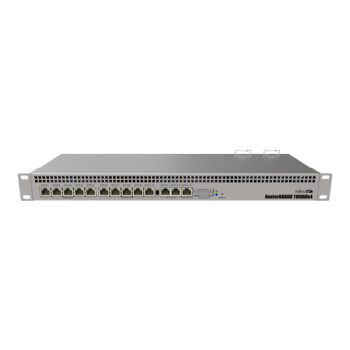 Router 13 x Gigabit, RouterOS L6, 1U, Dual PSU - MikroTik RB1100x4  