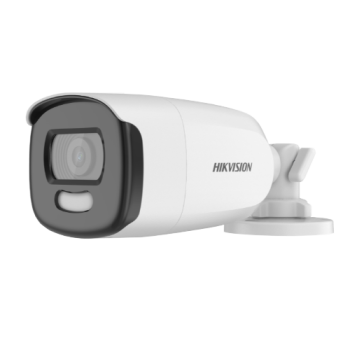 Camera analogica Camera AnalogHD 5MP, lentila 2.8mm, Smart light 40 m, ColorVu, PoC - HIKVISION DS-2CE12HFT-E-2.8mm  