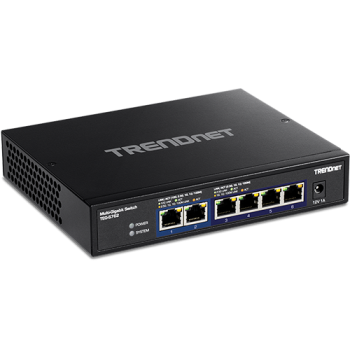 Switch 6 porturi, 4 x 2.5G si 2 x 10G , Fanless - TRENDnet TEG-S762  