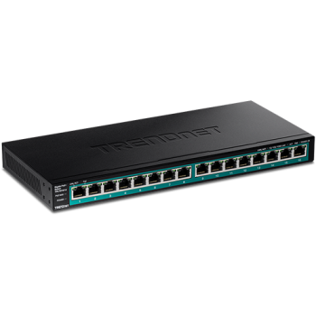 Switch 16 porturi Gigabit PoE/PoE+ 120W - TRENDnet TPE-TG161H  