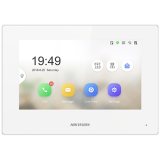 Monitor videointerfon TCP/IP, TFT LCD 7 inch touch screen, PoE - HIKVISION DS-KH6320-LE1-W  