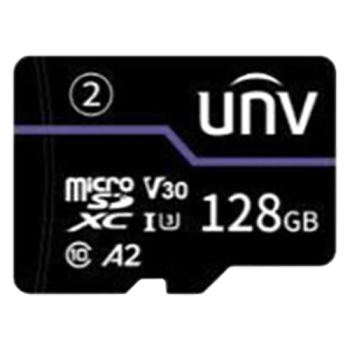 UNIVIEW Card memorie 128GB, PURPLE CARD - UNV TF-128G-T  