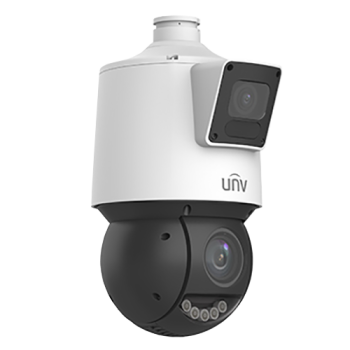 Camera IP UNIVIEW Camera Dual-lens IP, PTZ, 4MP, 25X, IR100m&WL30m, AutoTracking, Audio, Alarm, PoE, IP66 - UNV IPC94144SFW-X25-F40C  
