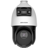 TandemVu, DarkFighter si ColorVu - camera IP, 4MP, lentila 2.8mm SI 4.8~72mm, 15X, WL 30m, IR 100m, Audio, Alarma, PoE+, IP66 - HIKVISION DS-2SE4C415MWG-E14F0  