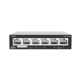 UNIVIEW Switch 4 porturi PoE, 2 porturi uplink RJ45 - UNV NSW2020-6T-POE-IN  