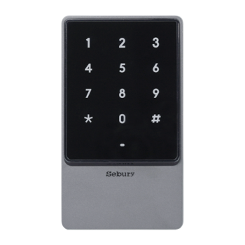 Controler stand-alone cu tastatura touch si cititor card EM 125kHz + Mifare 13.56MHz, carcasa antivandal - SEBURY SEB-sTouch2  