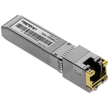 Modul RJ45 SFP+, 1/2.5/5/10G, 100/50/50/30m - TRENDnet TEG-10GBRJ  