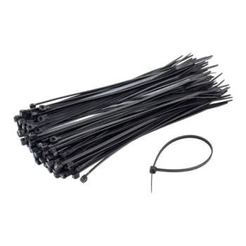 TSY Cable Coliere de plastic 150x3.6 mm, NEGRU, 100 buc TCP-150-3.6-B 