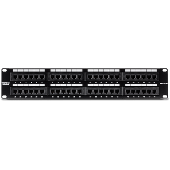 Patch Panel 48 porturi RJ45 UTP 19, Cat5/5e - TRENDnet TC-P48C5E 