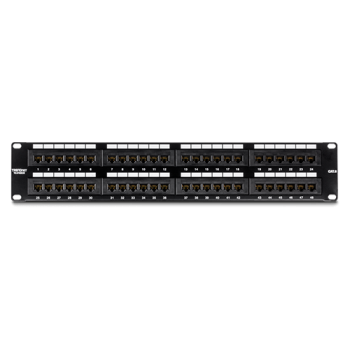 Patch Panel 48 porturi RJ45 UTP, Cat6 - TRENDnet TC-P48C6  