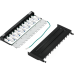 Patch Panel Wall Mount, 12 porturi RJ45 UTP, Cat6a, Ecranat, 0.5U - TRENDnet TC-P12C6AS  