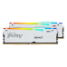 Memorie Kingston 32GB DDR5 6000MT/S CL30 DIMM/KIT 2 FURY BEAST WHITE RGB EXPO KF560C30BWEAK2-32