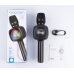 Microfon OneOdio, wireless, conectare prin Bluetooth 5.2, sensibilitate -52 dB, acumulator 1800 mAh, karaoke | Iluminare | 4 moduri voce, negru, Bopmen-Star-10-Black (timbru verde 0.18lei) 