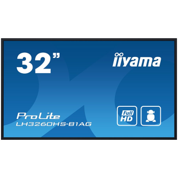 Iiyama LH3260HS-B1AG 32IN 1920X1080 FH/HAZE 25 500CD/M2 LANDSCAPE AND P   