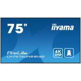Iiyama LH7575UHS-B1AG 75IN UHD IPS/3840X2160 24/7 500CD ANDROID OS   