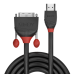 Lindy 5m HDMI to DVI-D Cable, Black Line
