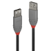 Lindy Cablu USB 2.0 Ext. USB 2m, Anthra LY-36703