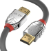 Cablu Lindy 3m High Speed HDMI, Cromo LY-37873 Cablu Lindy 3m High Speed HDMI, Cromo LY-37873