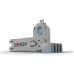 Cablu Lindy USB Port Locks 4x Blue+Key LY-40452
