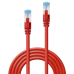 Cablu Lindy 1m Cat.6A S/FTP LSZH, Red LY-47162   