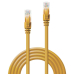 Cablu Lindy 1m Cat.6 U/UTP, Yellow LY-48062