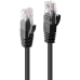 Cablu Lindy 2m Cat.6 U/UTP, Black LY-48078 Cablu Lindy 2m Cat.6 U/UTP, Black LY-48078