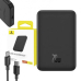 POWER BANK Baseus Magnetic Mini Wireless, 5000mAh, max 20W pe cablu, 1 x USB Type-C output/input, 15W wireless charging, include cablu USB Type-C la USB Type-C 30cm, negru, 